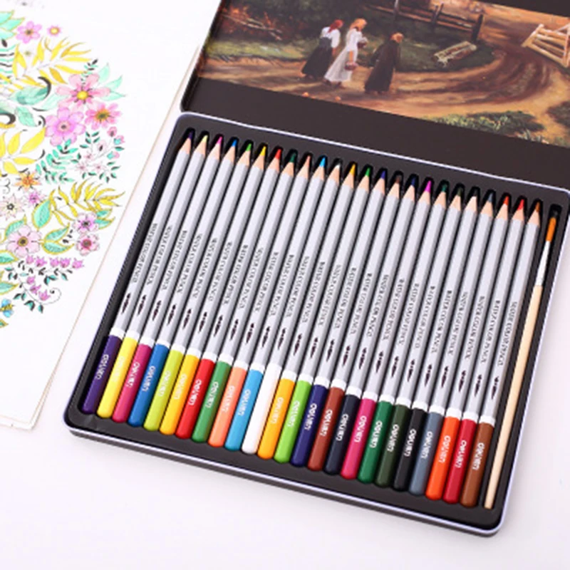 

scribble scribble pen 24/36/48/72 color water soluble iron box color art drawing color pencil lead paint