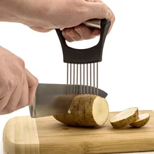 Лук держатель для нарезки | безопасности оболочка в комплекте | растительное картофеля резак | полный ручка | Запах Eliminator | лук нож/хранения