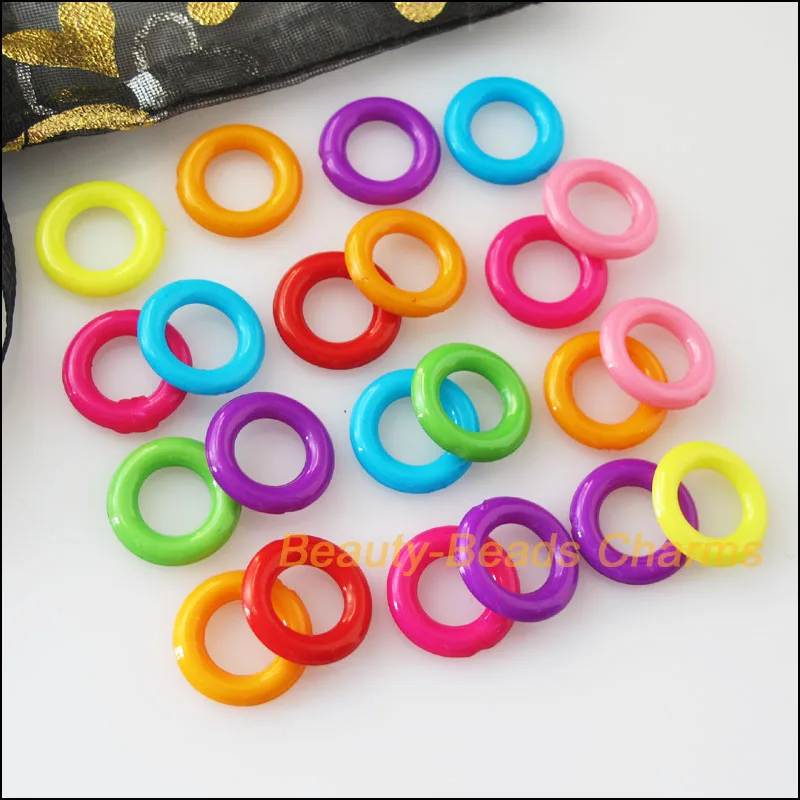 120 шт. круглые бусины разделители диаметром 14 мм|beads charms|spacer beadsacrylic round |