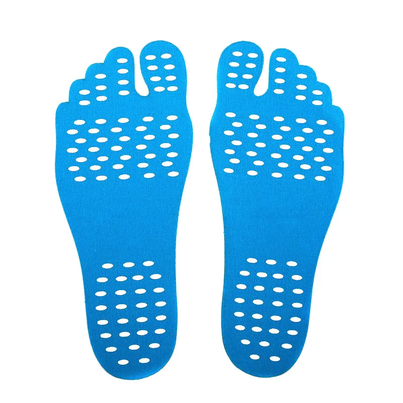 Verano 1 par de almohadillas adhesivas hipoalergénicas para el cuidado de los pies pegatina de pies en protección Invisible antideslizante de los pies de la playa дя я ног