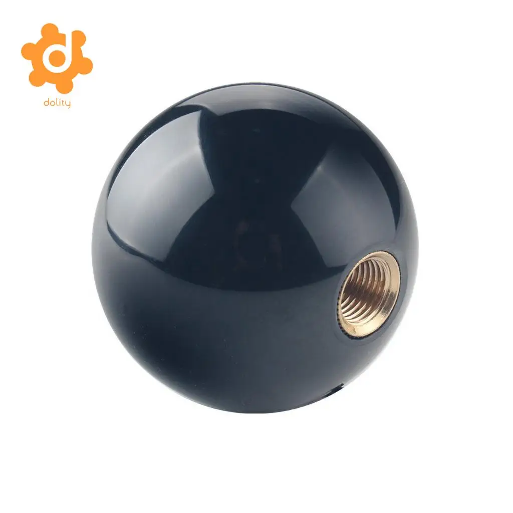 M12*1.25MM Black 8 Billiard Manual Gear Shift Knob with M10*1.5 Nut Insert