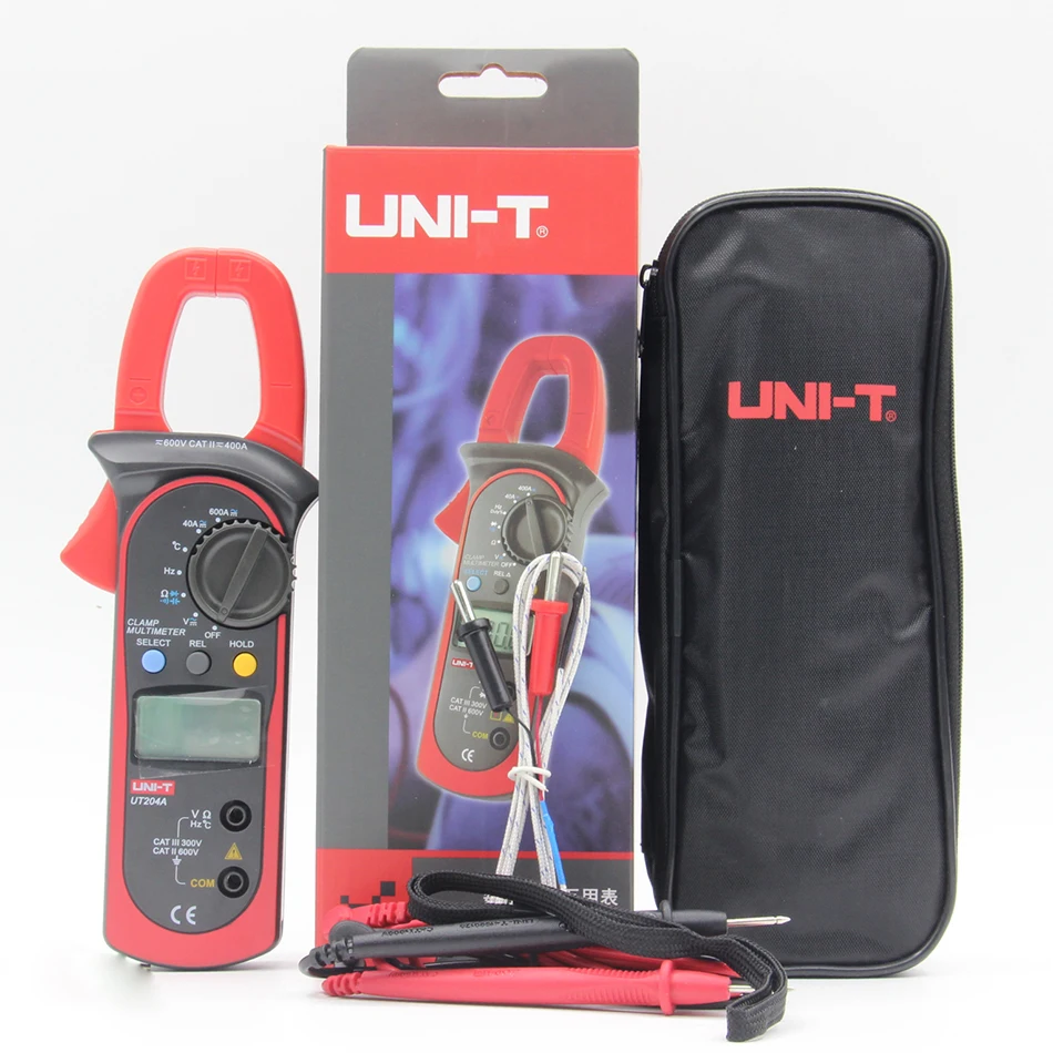 UNI T UT203 UT204 UT204A digital clamp multimeters auto range