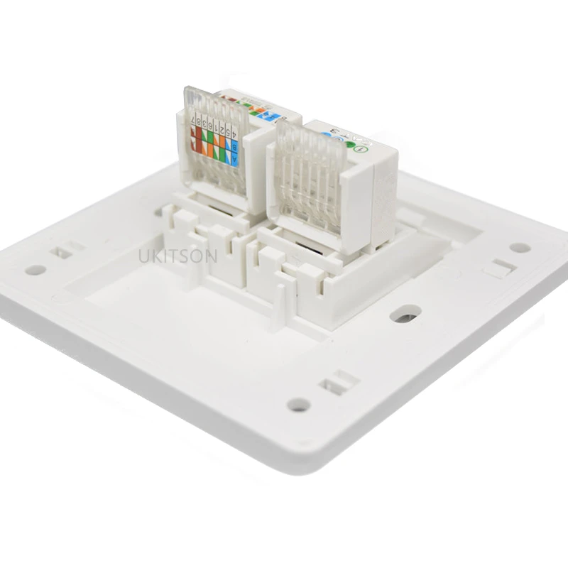Cat3 RJ11 + Cat5e RJ45 Wall Panel pic 3