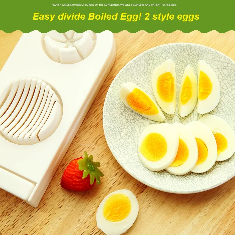 Lecook New Egg Slicer Dicer & Wedge 2 Style Slicing Mold Boiled Egg