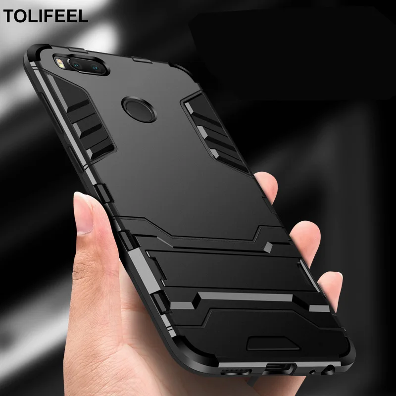 

TOLIFEEL For Xiaomi Mi 5X A1 Case Silicone Cover Anti-Knock Hard Plastic Hybrid Robot Armor Slim Back Cases For Xiaomi A1 Mi5X