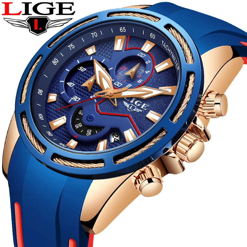 LIGE Watch Men Fashion Quartz Army Military Clock Mens Watches Top Brand Luxury Leather Waterproof Sport Watch Relogio Masculino LIGE Watch Men Fashion Quartz Army Military Clock Mens Watches Top Brand Luxury Leather Waterproof Sport Watch Relogio Masculino