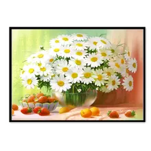 DIY 5D Partial Diamond Painting White Daisy Cross Stitch Diamond Embroidery Patterns Rhinestones Diamond Mosaic Picture New