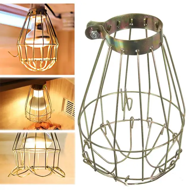 High Quanlity Iron Reptile Heat Lamp Shade Cover Anti Scald Heating