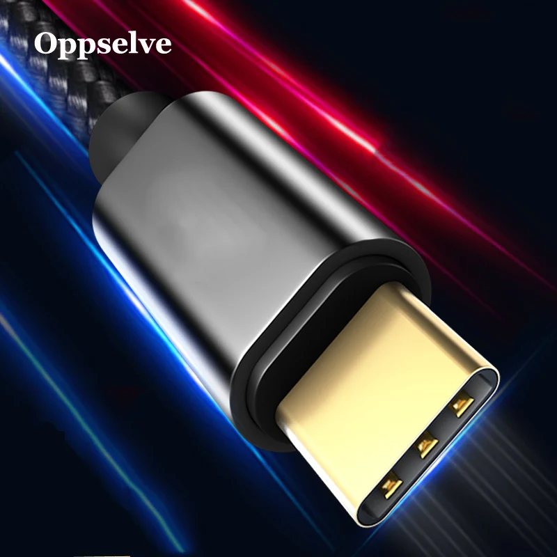 Кабель USB Type-C Oppselve для Xiaomi Redmi Note 7 USB-C Быстрая зарядка кабель Samsung Galaxy S10 S9 S8 Plus |