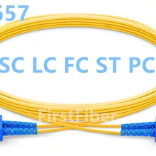Возможностью погружения на глубину до 30 м SC LC FC ST PC оптический патч-корд 2 ядра Дуплекс Волоконно-оптический кабель, G657A джемпер, патч-корд 2,0 мм ПВХ OS2 SM с изгибом