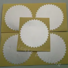 100 шт/партия 45 мм серебряная печать стикер тупой сертификат наклейки на лобовое стекло