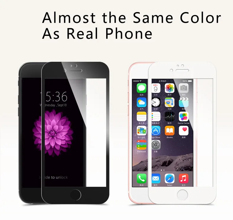 iPhone Soft Frame Tempered Glass Screen Protector 08