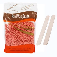 1 пакет для удаления волос восковые бобы 300 г с ароматом розы Depilador Ontharings Stips Bikinis крем для волос для тела Бесплатный шпатель для воска языка