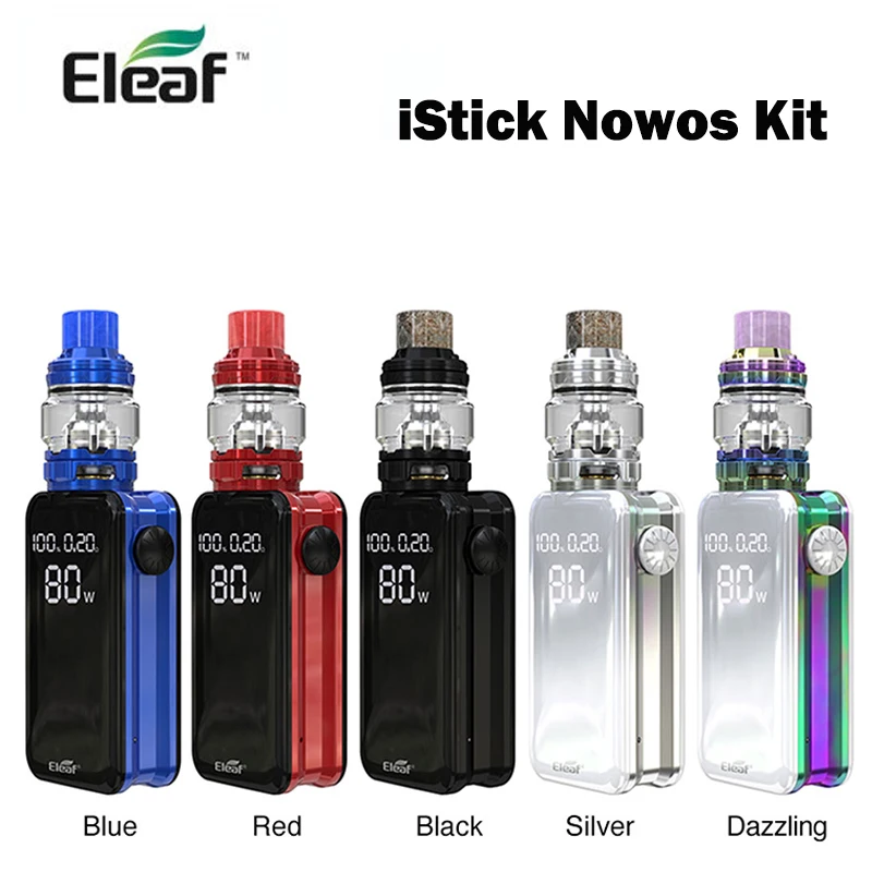  Eleaf iStick Nowos 80W Max Output TC Kit with ELLO Duro 4400mAh Built in Battery With LED Display Screen Vape kit|Системы