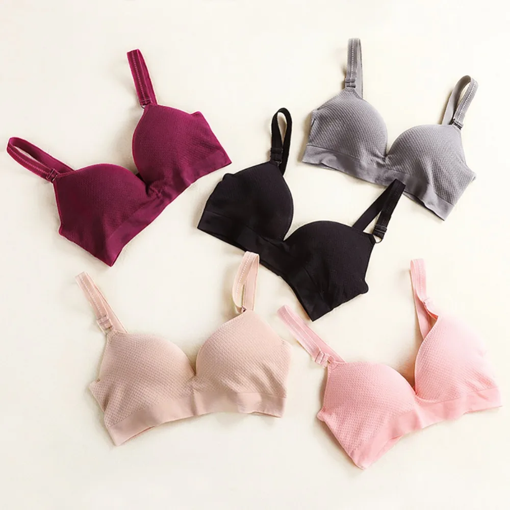 Chumoo Youth Seamless Bras, Yoga Daily Cotton Bra Wirefree Sexy Comfort