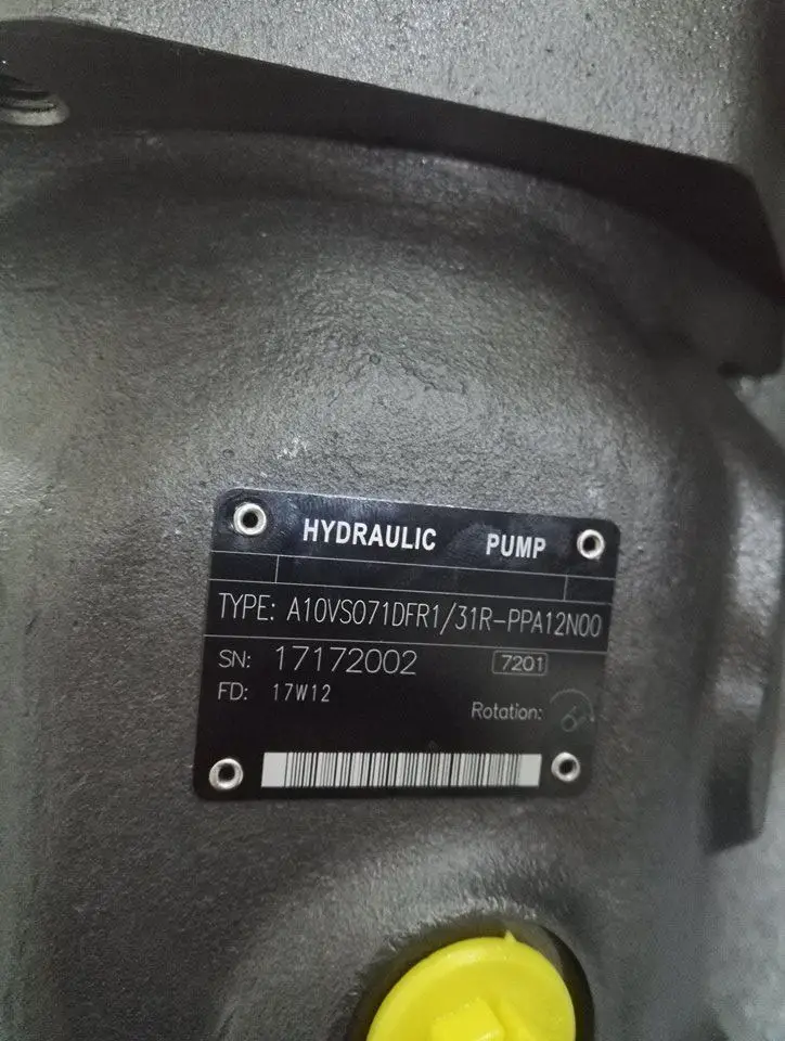 

Запасной Гидравлический поршневой насос Rexroth A10VSO71DFR1/31R-PPA12N00