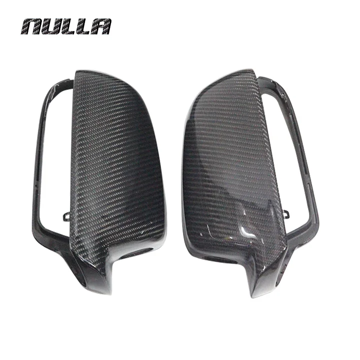 NULLA карбоновое волокно для AUDI A4 B9 2013 A5 боковая крышка заднего вида внешняя отделка зеркало запасные крышки стайлинга автомобиля LHD