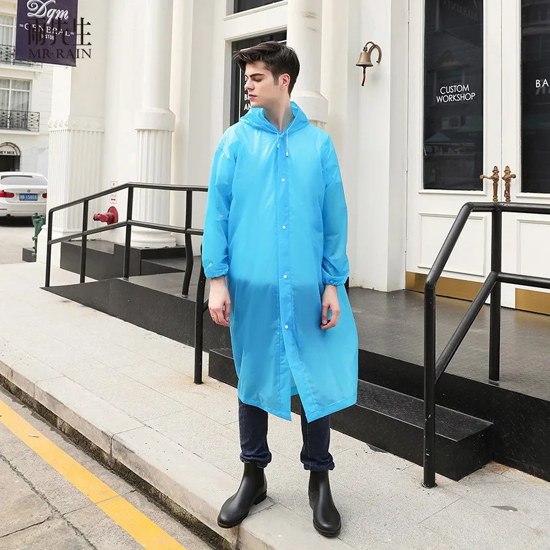 5Pcs Thicken PEVA Material Disposable Raincoat Adult Multi-Color Optional Men And Women Outdoor Travel Hiking Fashion | Дом и сад