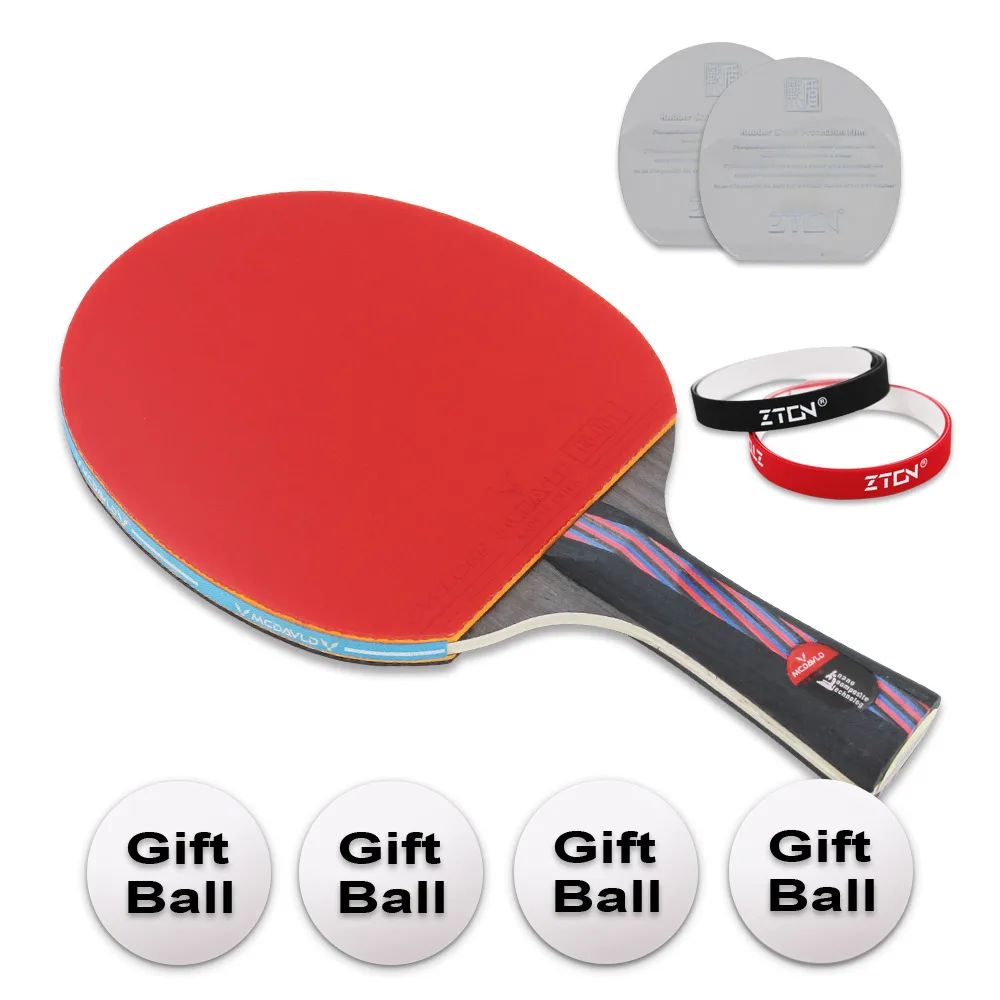 

Brand Quality M960 Table tennis racket Ddouble Pimples-in rubber Ping Pong Racket tenis de mesa table tennis