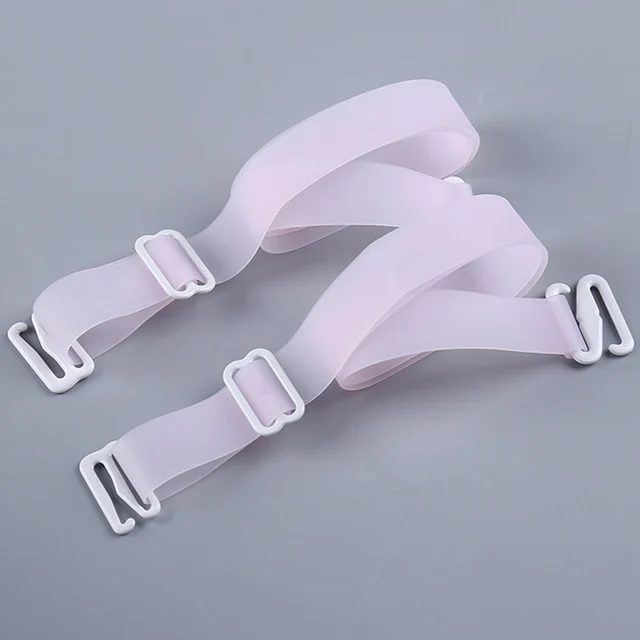 Buy Women 1.5cm Wide Non Slip Clear Bra Straps