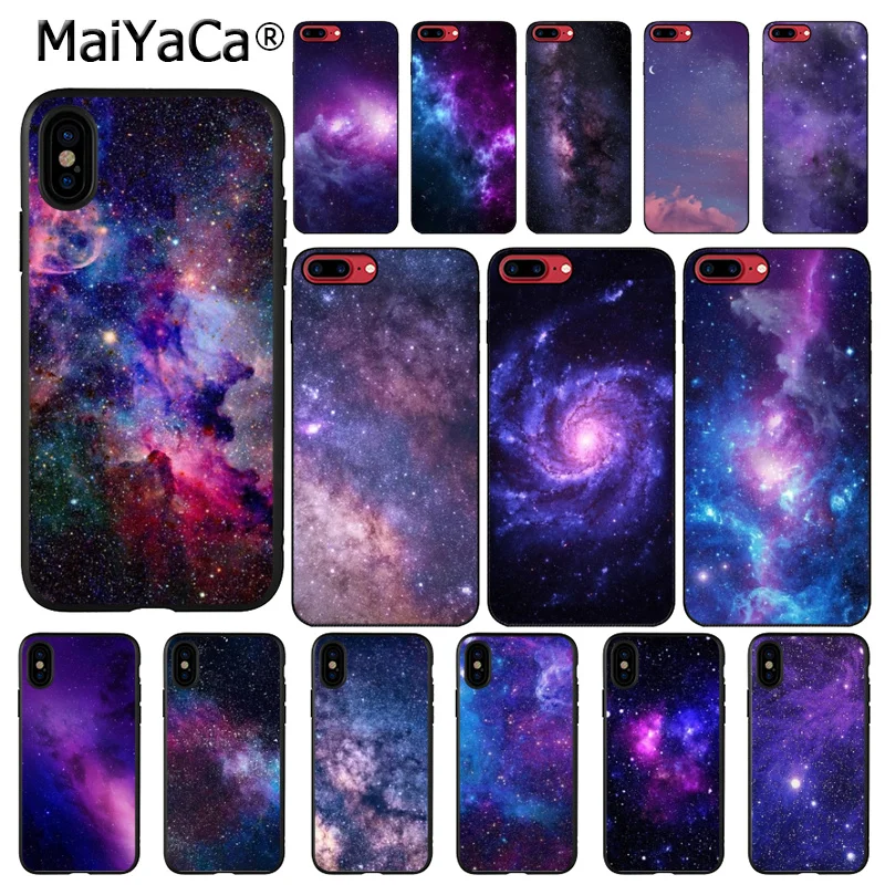 

MaiYaCa Starry sky DIY Printing Drawing Phone Case cover Shell for iPhone X XS MAX 6 6S 7 7plus 8 8Plus 5 5S XR