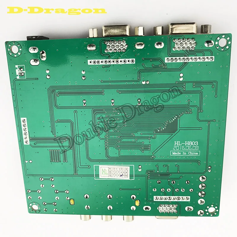 Высокое разрешение зеленый CGA к VGA CVBS аркадная игра видео конвертер доска для CRT ЖК монитор PDP
