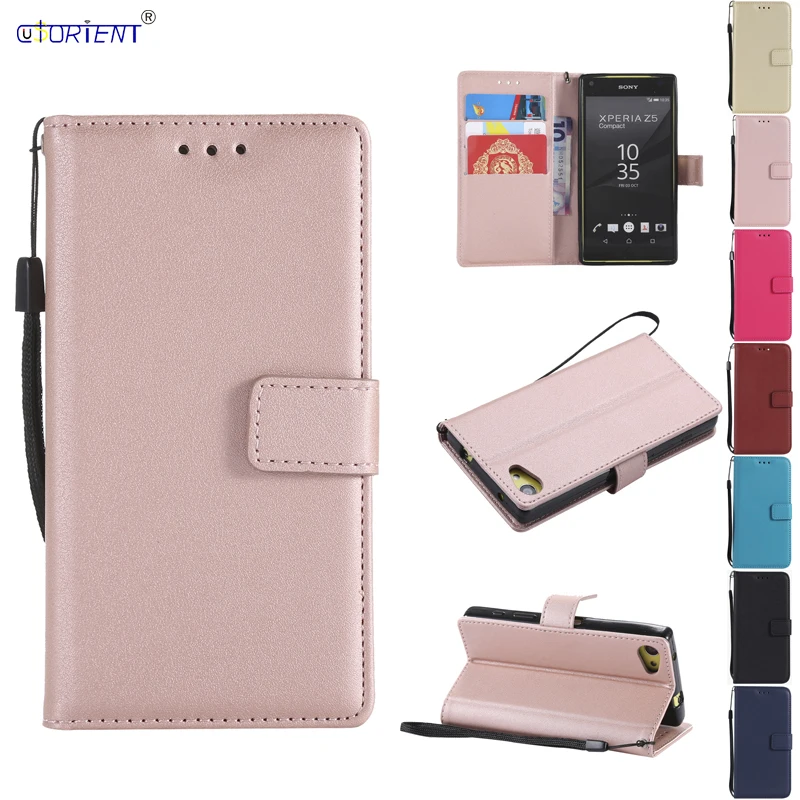 Флип-кейс для Sony Xperia Z5 compact Z 5 mini E5803 E5823 кожаный чехол телефона Z5C Z5Compact E 5803 5823 чехлы