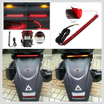 

Motorcycle LED Tail lamp Plate Light Brake Stop Turn Signal Strip for Moto guzzi V7 Classic RaceR Stone Special BobbeR