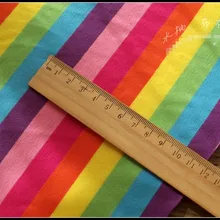 50*170 см Классическая Радужная полосатая лайкра, Трикотажная хлопковая ткань для шитья своими руками, Лоскутная юбка для маленьких мальчиков и девочек, куртка, одежда, куртка