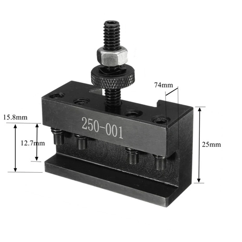 250-001 токарный станок с ЧПУ, держатель инструмента, быстрая замена, держатель для инструмента, набор винтов, набор сверлильных стержней, поворотный держатель, гаечный ключ
