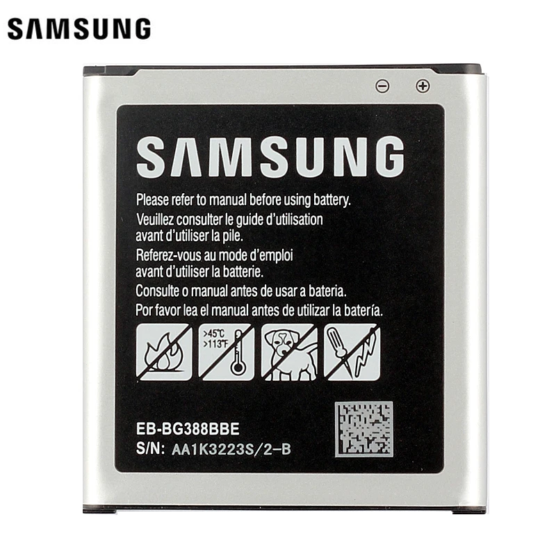 Samsung сменный аккумулятор EB-BG388BBE для samsung Galaxy Xcover 3 G388 с NFC Аутентичные батареи 2200 мАч