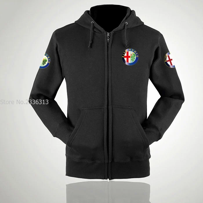

Autumn and winter Alfa Romeo sweatshirt new design jackets sales for man and woman zipper Hooded coat