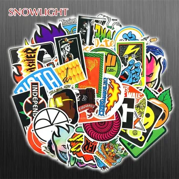 

HOT 100 PCS Skateboard Fashion Brand Logo Waterproof Sticker For Luggage Car Guaitar Skateboard Laptop Bicycle Moto Stickers