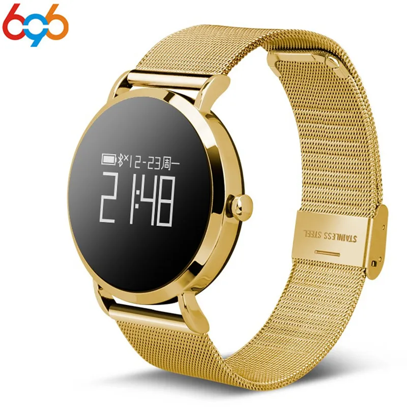 696 Smart Watch CV08 OLED IP67 Heart Rate Bluetooth Hand Moving Control Initiative Reminder Picture | Электроника