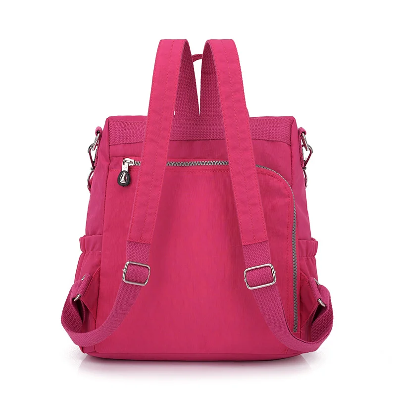 Las mujeres de mochila de sólido de las señoras de moda de ocio mochila mochilas mujer multifunción bolso adolescente bolsa de viaje Las mujeres de mochila de sólido de las señoras de moda de ocio mochila mochilas mujer multifunción bolso adolescente bolsa de viaje