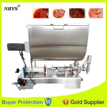 Упаковочная машина для розлива соуса смешивая Хоппер наполнитель острый перец арахиса шоколадное масло гранулы паприки наполнитель