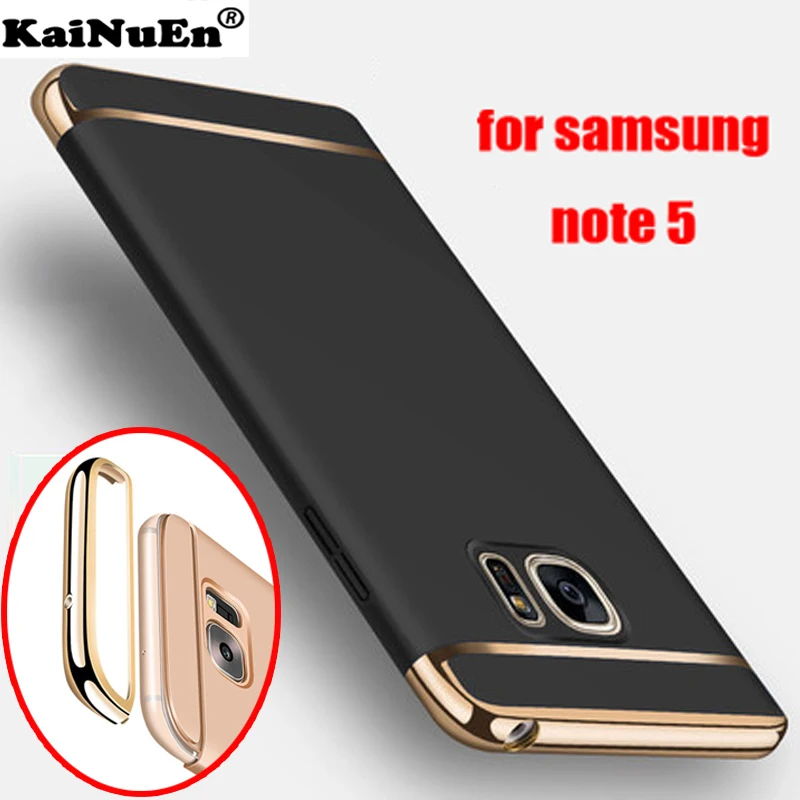 

kainuen Luxury Shockproof Armor hard plastic back coque cover case for samsung galaxy note 5 note5 phone cases accessories