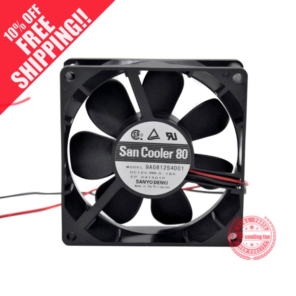 Новый SANYO DENKI SAN ACE 9A0812S402 12V 8025 8CM тихий охлаждающий вентилятор | Компьютеры и офис