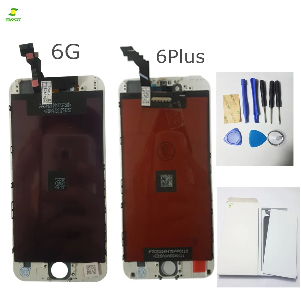 IP 6G 6 Plus сенсорный экран для iPhone ЖК дисплей цифровой светодиодный датчик в сборе