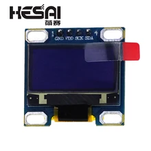 0,96 дюймов IIC Серийный белый OLED дисплей модуль 128X64 IEC SSD1315 12864 плата с ЖК-экраном GND VDD SCK SDA для arduino Diy Kit