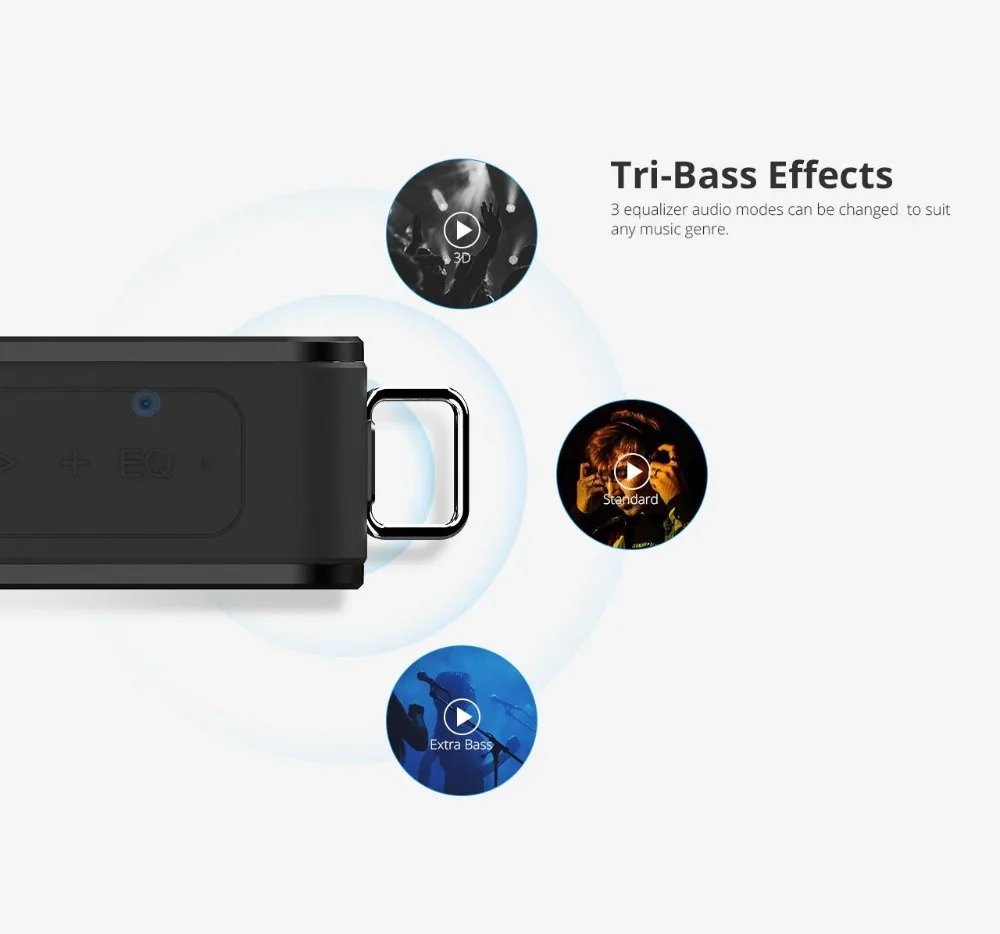 TRONSMART Element FORCE водонепроницаемый беспроводной динамик 40 Вт Bluetooth динамик 7,4 в 3000 мАч батарея 20 Вт 2 шт полный спектр