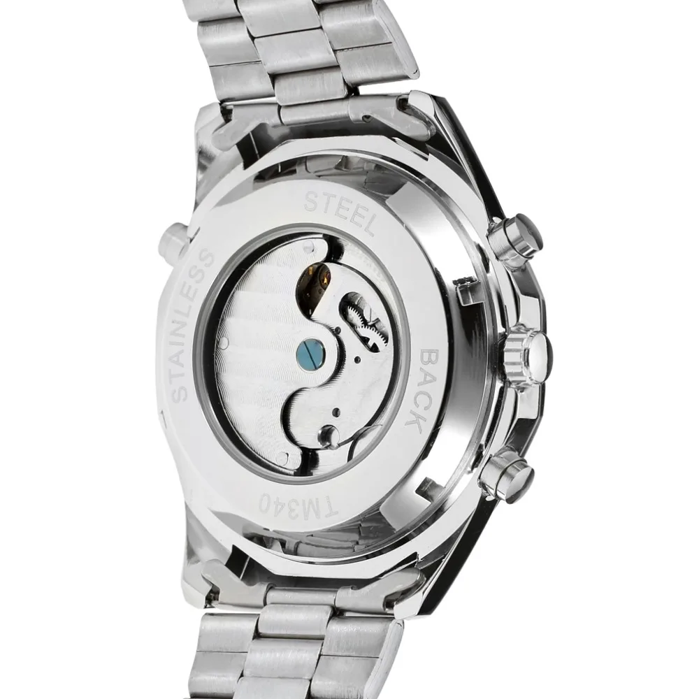 Forsining Classic Automatic Stainless Steel China Wholesale Luxury Men Gold color Watches