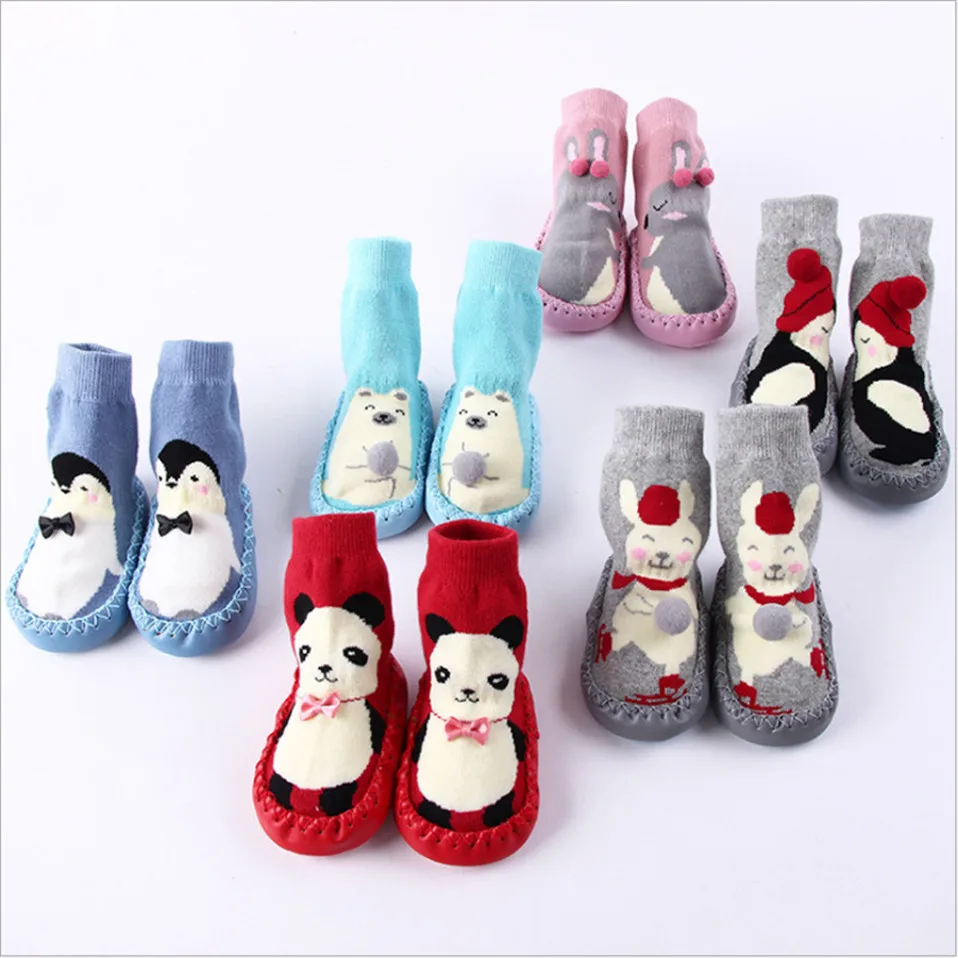 2020 Spring Baby Floor Sock Toddler Indoor Walker Sox Infant Anti-slip Cotton Terry Hosiery Sock for Children Sokken