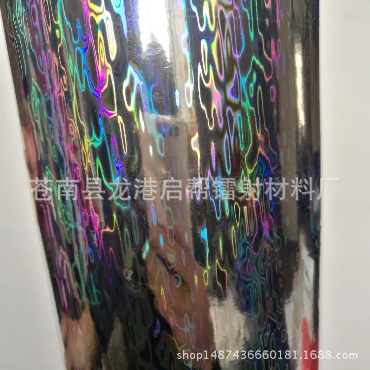 

self-adhesive with Sticker holographic PP film size 16cm x 120m in roll