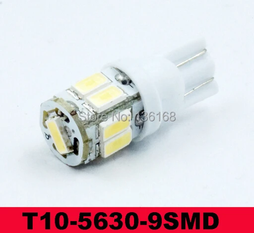 Бесплатная доставка чип T10 Samsung 5630 SMD 9 светодиодов самая яркая белая
