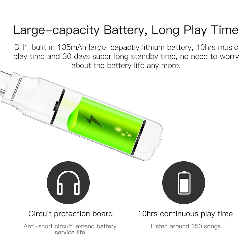 Mjiaer L9 Беспроводной наушники шейным Спорт Super Bass Bluetooth Водонепроницаемый для Xiaomi