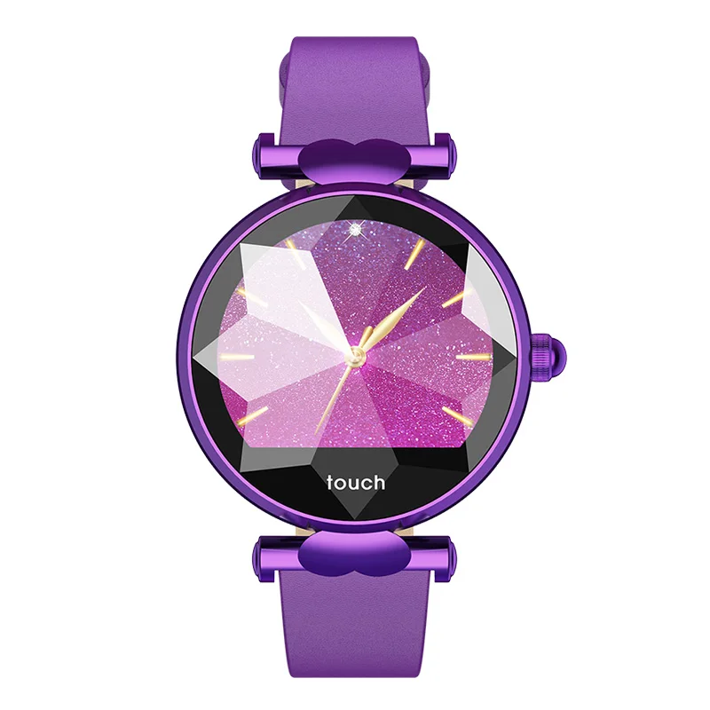 Последний роскошный спортивный Смарт Браслет Фитнес браслет Дамский кровяное давление браслет для мониторинга сердечного ритма женские часы - Цвет: purple