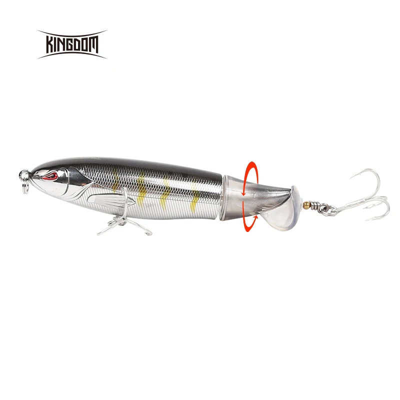 Королевство рыболовная приманка пропеллер Whopper Plopper Popper 90 мм/12 г 110 мм/20 130 мм/38