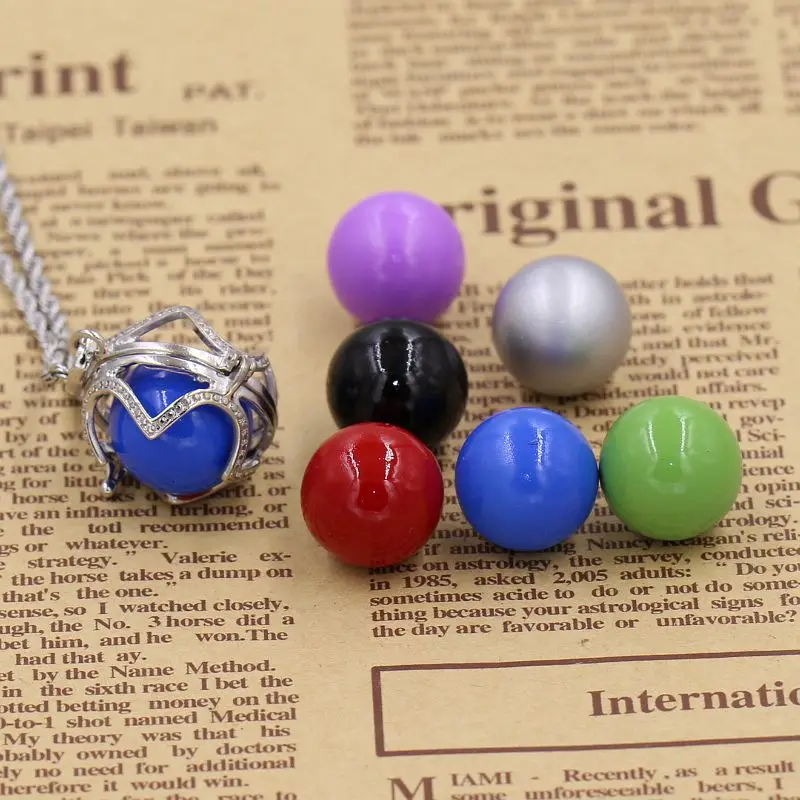 

16mm diameter Mexican Chime Ball Sounds beads for filling Magic box pandents DIY Necklace accessories