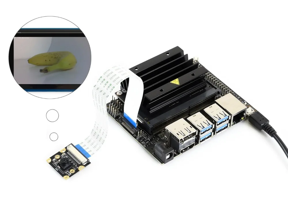 Waveshare IMX219-77 камера для Jetson Nano Developer Kit 8 мегапикселей IMX219 сенсор 77 градусов угол обзора